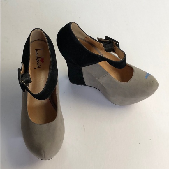 Luichiny Shoes - *FREE Luichiny 5” Grey Black wedges so cute
